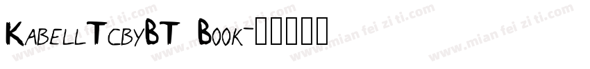 KabellTcbyBT Book字体转换